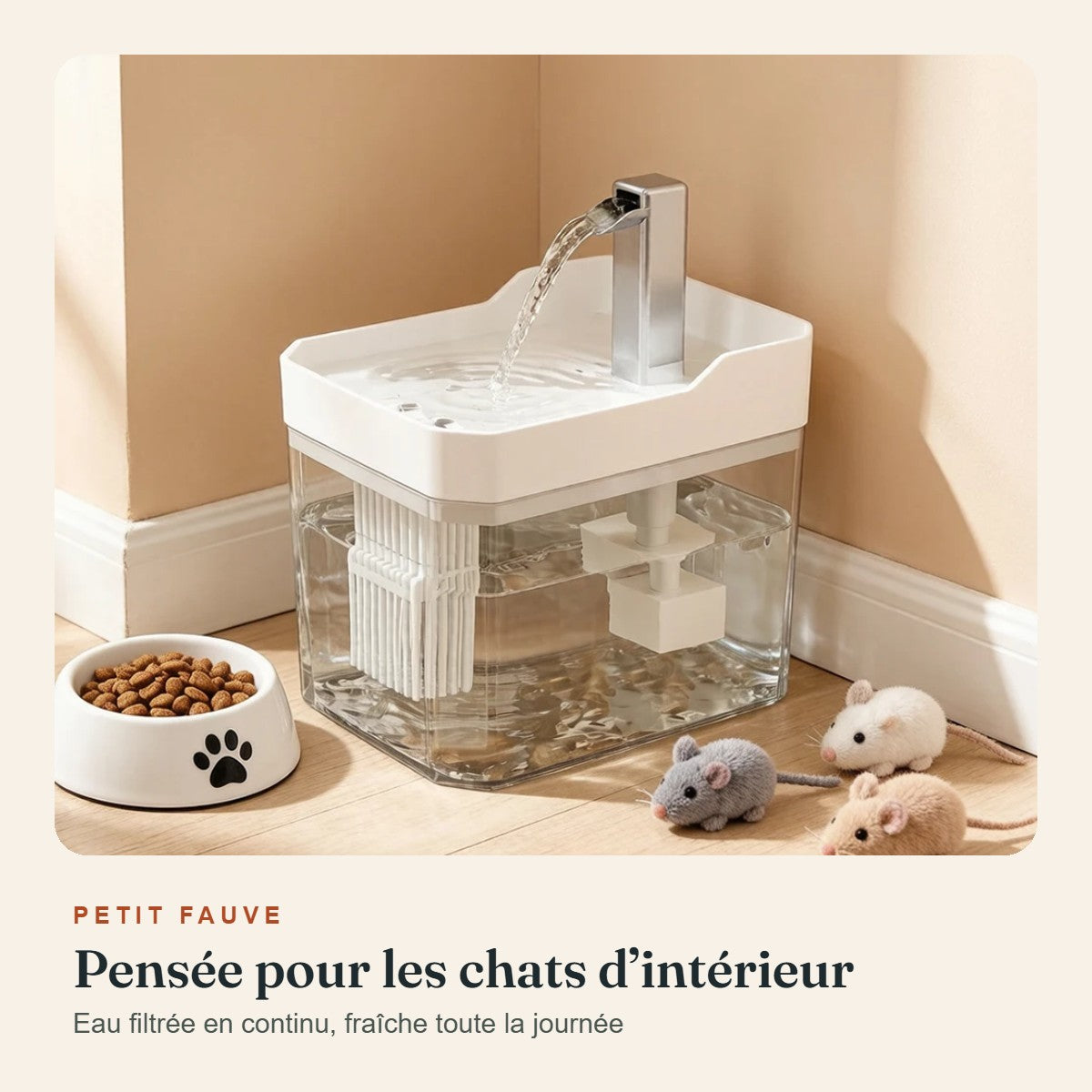Fontaine Petit Fauve dans un intérieur