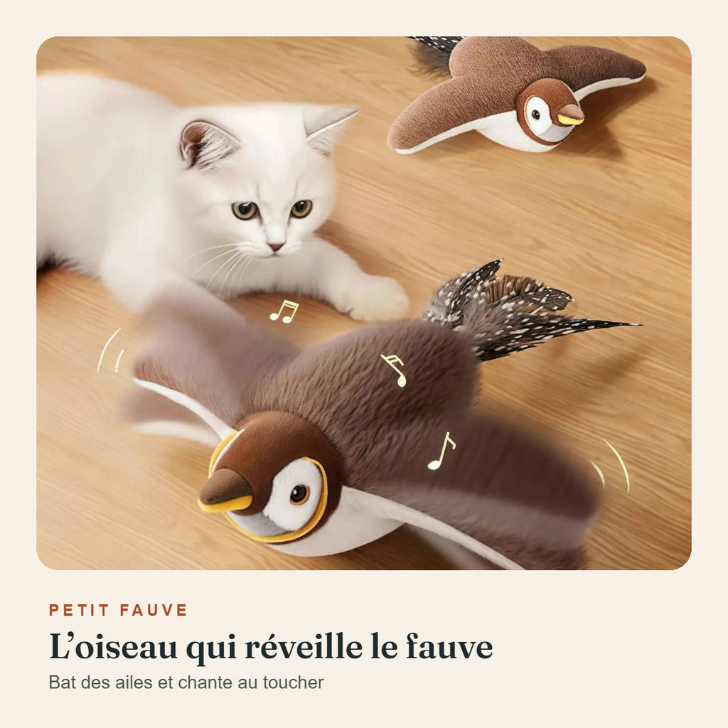 Oiseau interactif pour chat, Petit Fauve