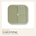 Tapis de léchage vert sauge, Petit Fauve